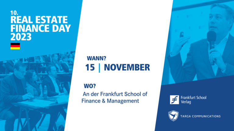 Real Estate Finance Day am 15.11.2023