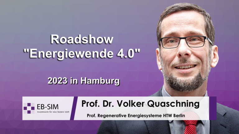 EB-SIM Roadshow Energiewende – Warum wir eine Energierevolution auf dem Weg zur Klimaneutralität brauchen
