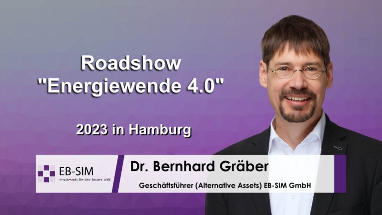EB-SIM Roadshow Energiewende – EB Energiewende Fonds
