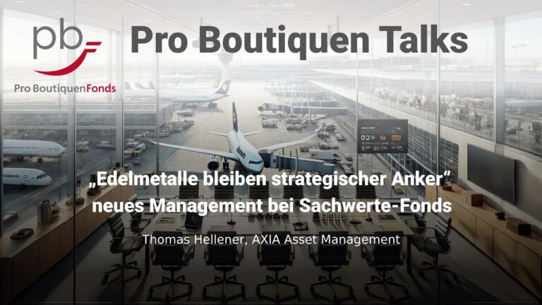 “Edelmetalle bleiben strategischer Anker” – neues Management bei Sachwerte-Fonds