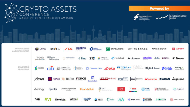 Crypto Assets Conference (CAC26) – 25. März in Frankfurt am Main